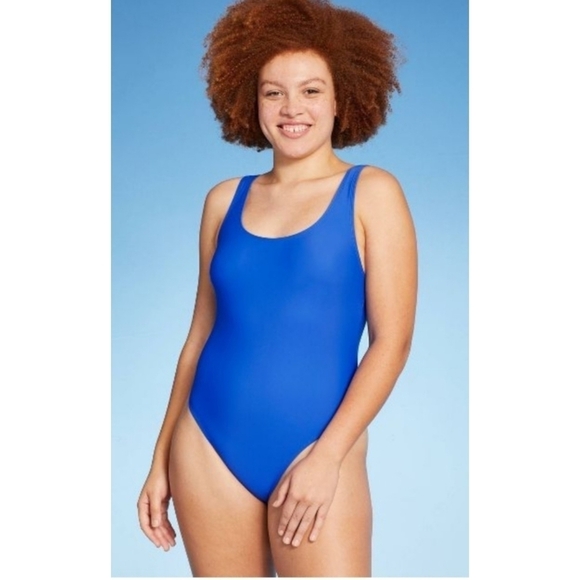 NEW Xhilaration Junior's Tank Scoop One Piece Swimsuit - Picture 3 of 14